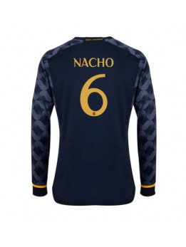 Real Madrid Nacho #6 Replika Borta Kläder 2023-24 Långärmad